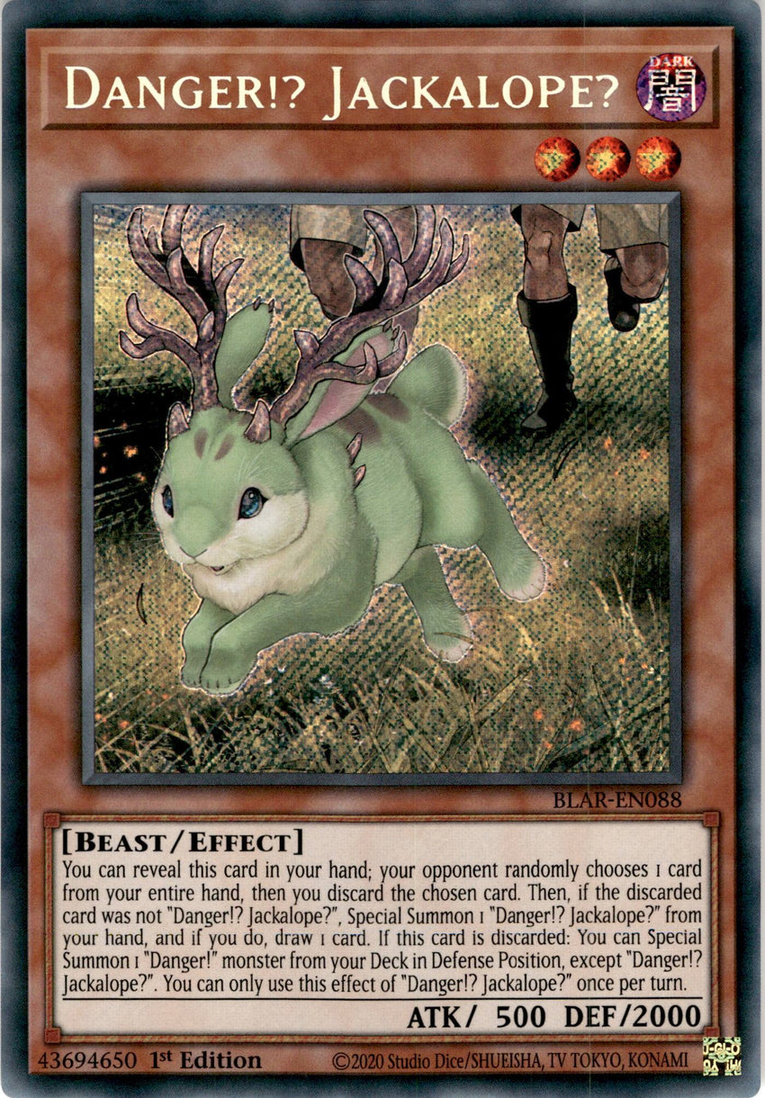 Danger!? Jackalope? - BLAR-EN088 - Secret Rare 1st Edition-Cherry Collectables