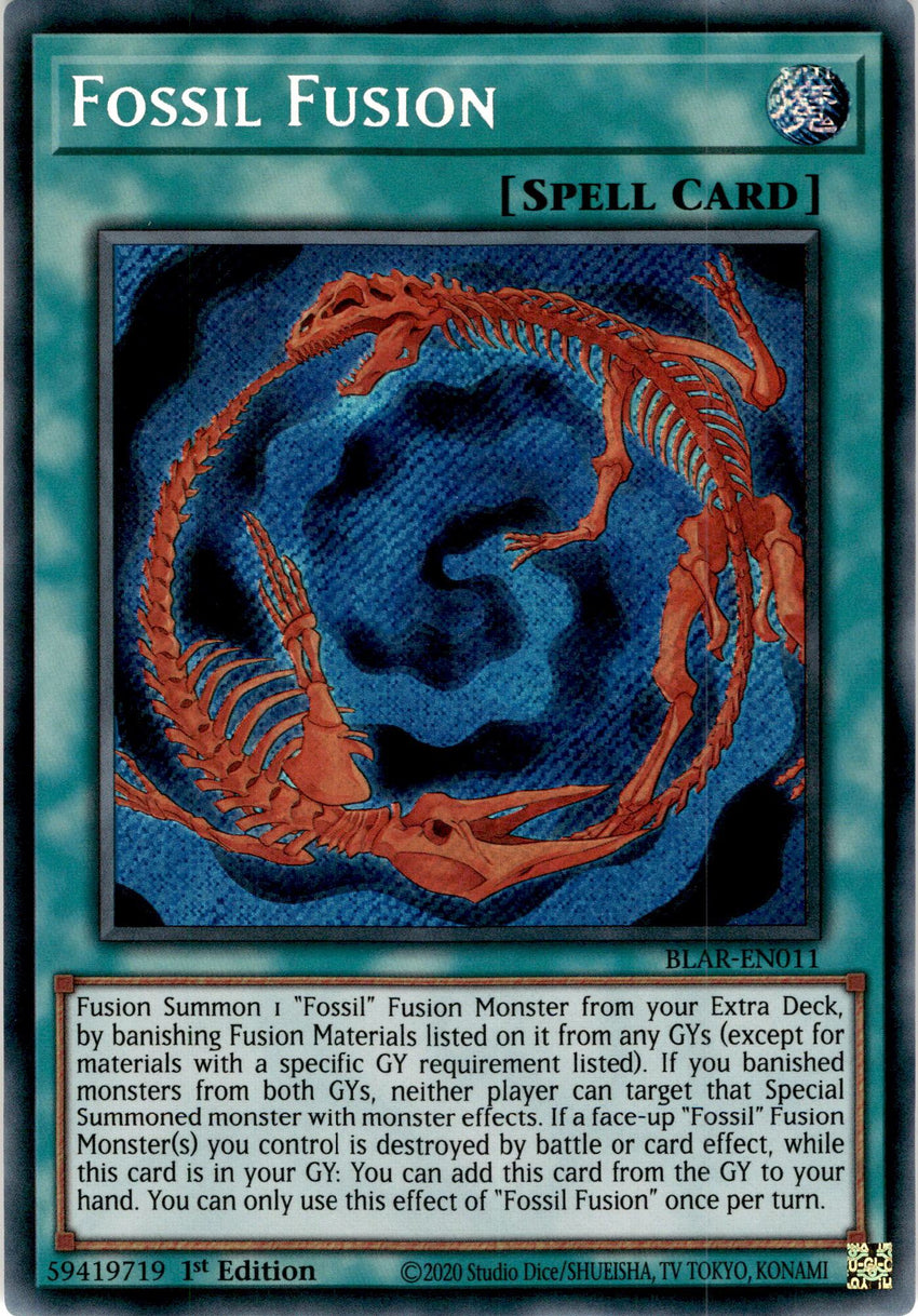 Fossil Fusion - BLAR-EN011 - Secret Rare 1st Edition-Cherry Collectables