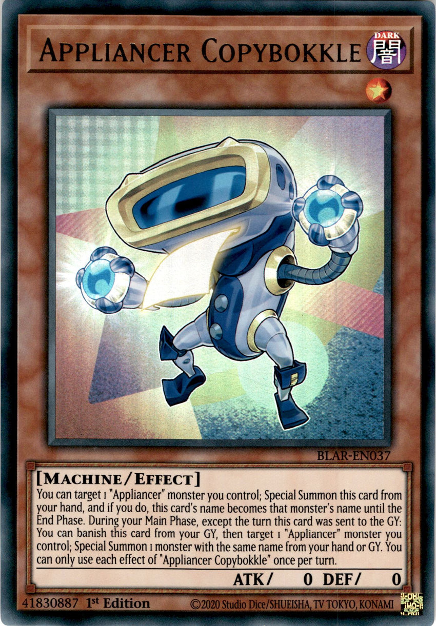 Appliancer Copybokkle x3 - BLAR-EN037 - Ultra Rare 1st Edition - PLAYSET (3)-Cherry Collectables