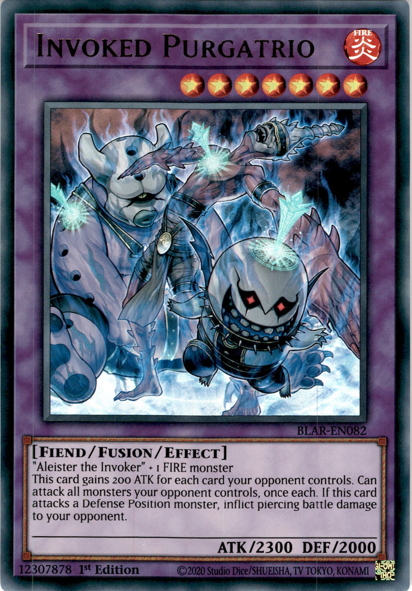Invoked Purgatrio - BLAR-EN082 - Ultra Rare 1st Edition-Cherry Collectables