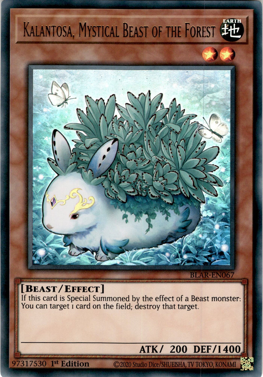 Kalantosa, Mystical Beast of the Forest - BLAR-EN067 - Ultra Rare 1st Edition-Cherry Collectables