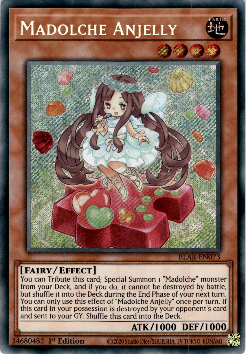 Madolche Anjelly - BLAR-EN073 - Secret Rare 1st Edition-Cherry Collectables