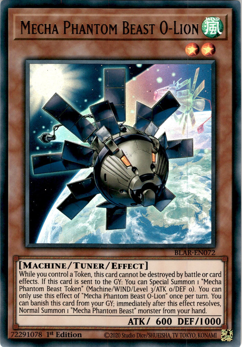 Mecha Phantom Beast O-Lion - BLAR-EN072 - Ultra Rare 1st Edition-Cherry Collectables