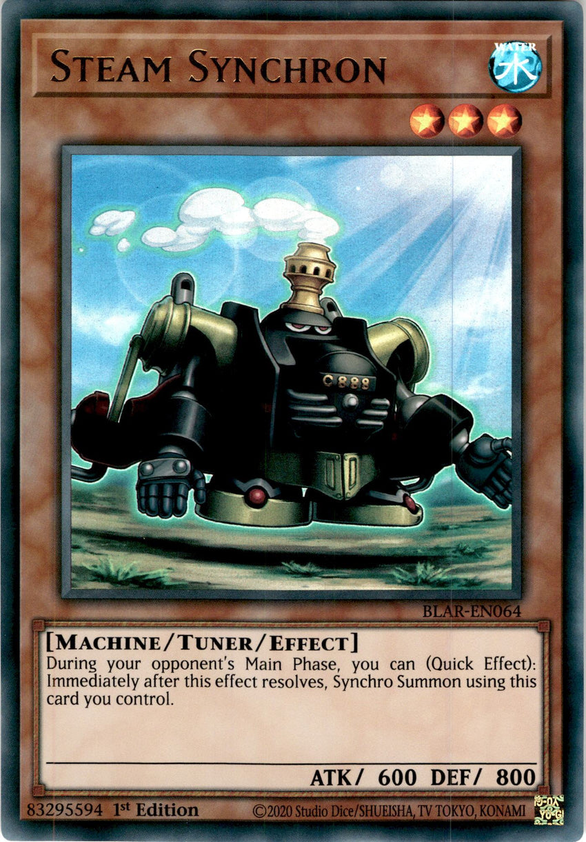 Steam Synchron - BLAR-EN064 - Ultra Rare 1st Edition-Cherry Collectables
