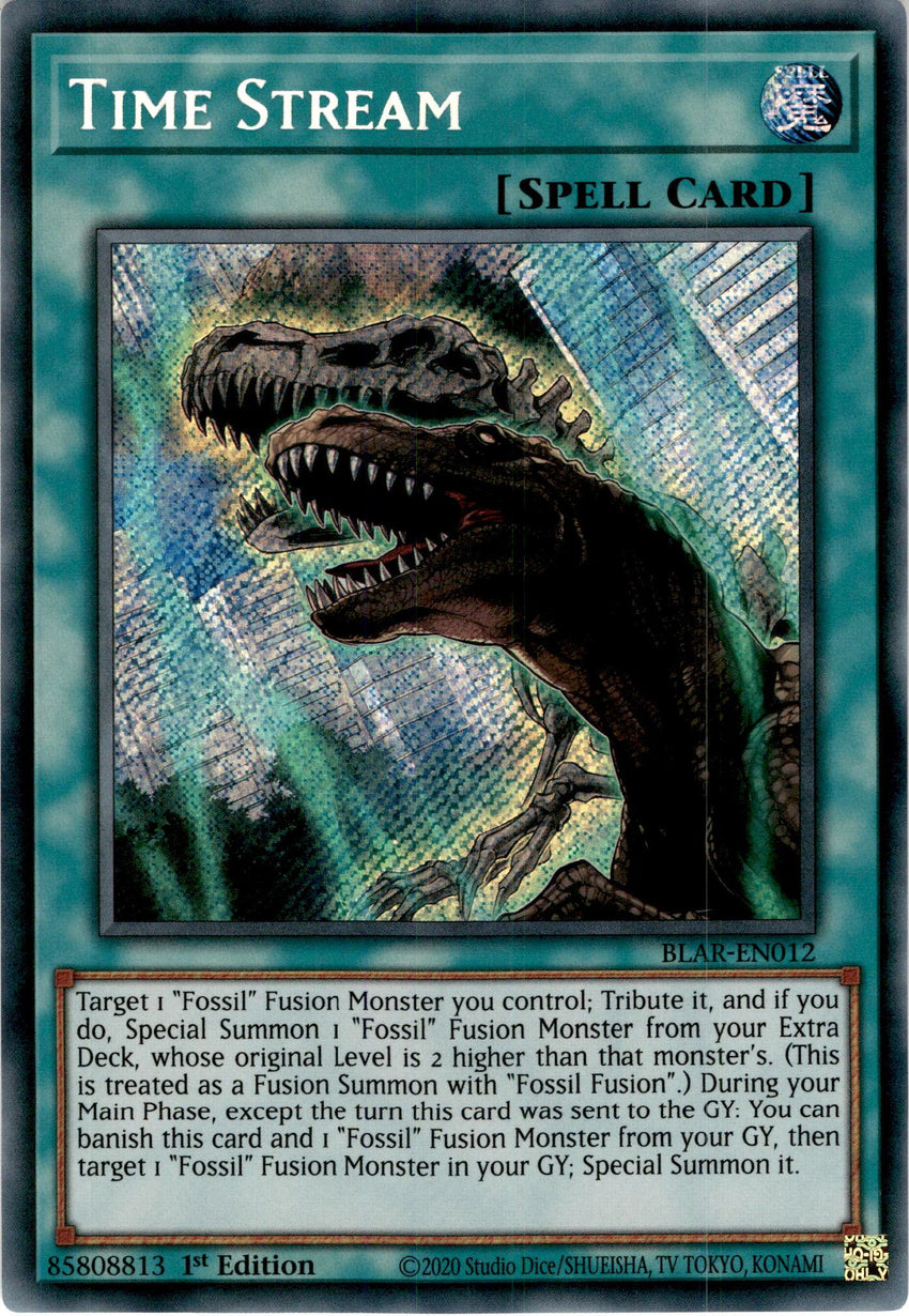 Time Stream - BLAR-EN012 - Secret Rare 1st Edition-Cherry Collectables