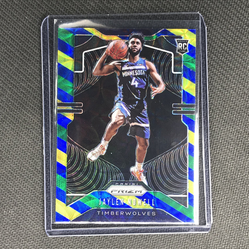 2019-20 Prizm JAYLEN NOWELL Blue Yellow Green Prizm Rookie #281-Cherry Collectables