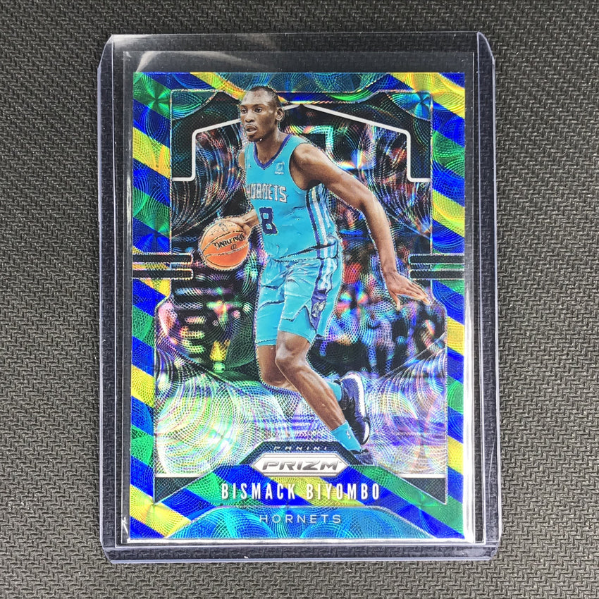 2019-20 Prizm BISMACK BIYOMBO Blue Yellow Green Prizm #58-Cherry Collectables