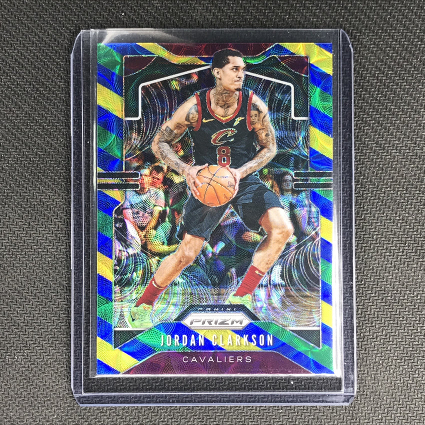 2019-20 Prizm JORDAN CLARKSON Blue Yellow Green Prizm #69-Cherry Collectables