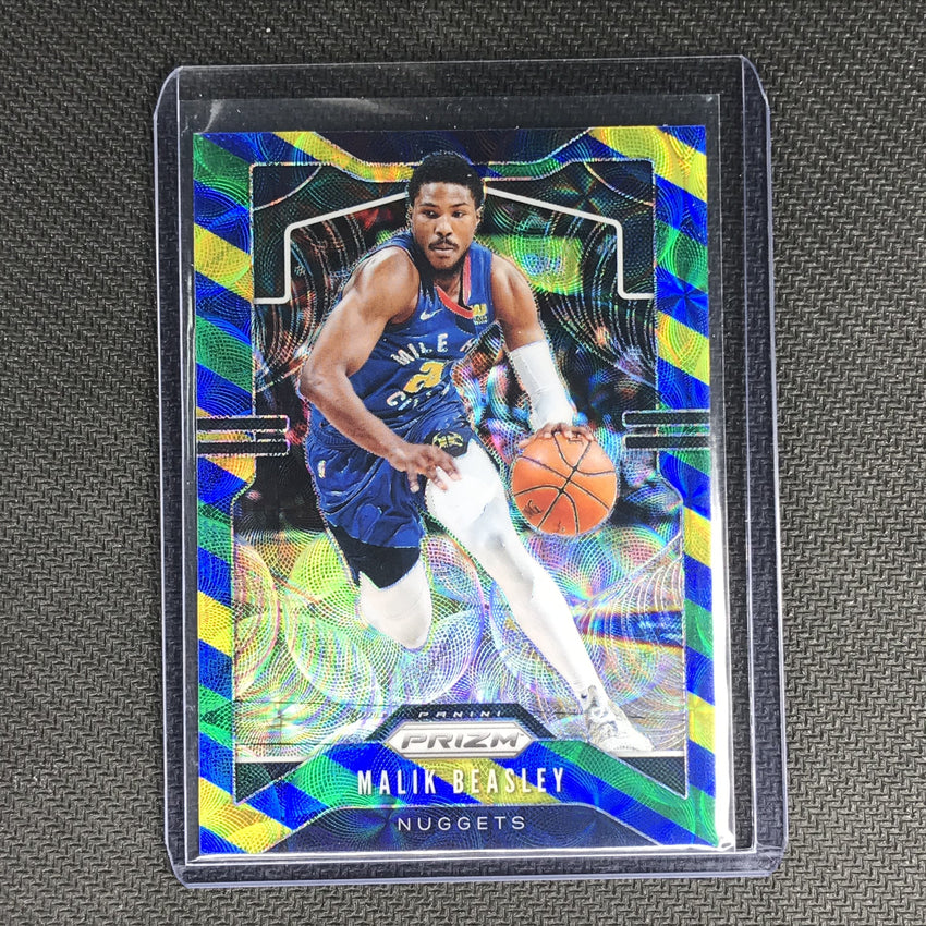 2019-20 Prizm MALIK BEASLEY Blue Yellow Green Prizm #86-Cherry Collectables