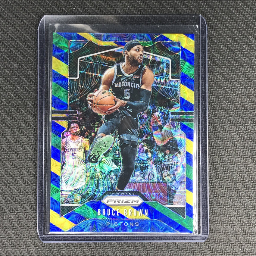 2019-20 Prizm BRUCE BROWN Blue Yellow Green Prizm #97-Cherry Collectables