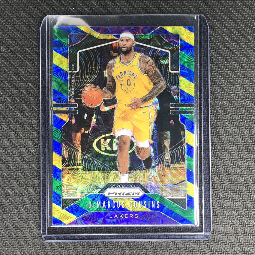 2019-20 Prizm DEMARCUS COUSINS Blue Yellow Green Prizm #103-Cherry Collectables