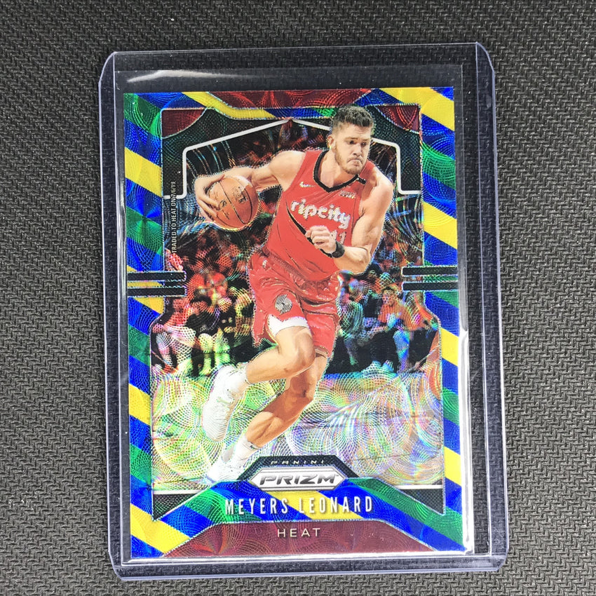 2019-20 Prizm MEYERS LEONARD Blue Yellow Green Prizm #117-Cherry Collectables