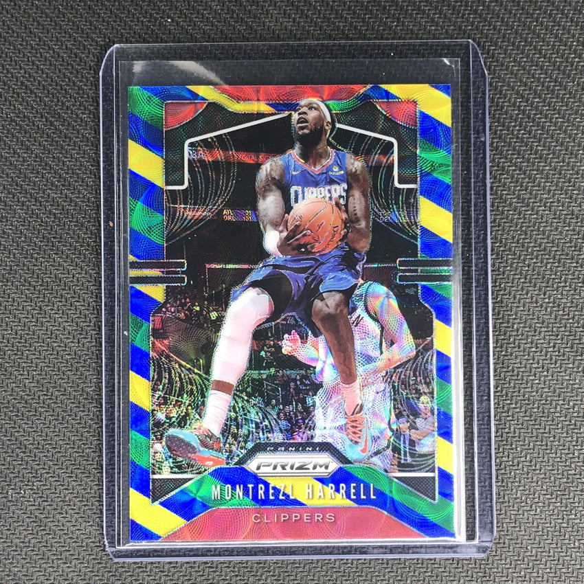 2019-20 Prizm MONTREZL HARRELL Blue Yellow Green Prizm #124-Cherry Collectables