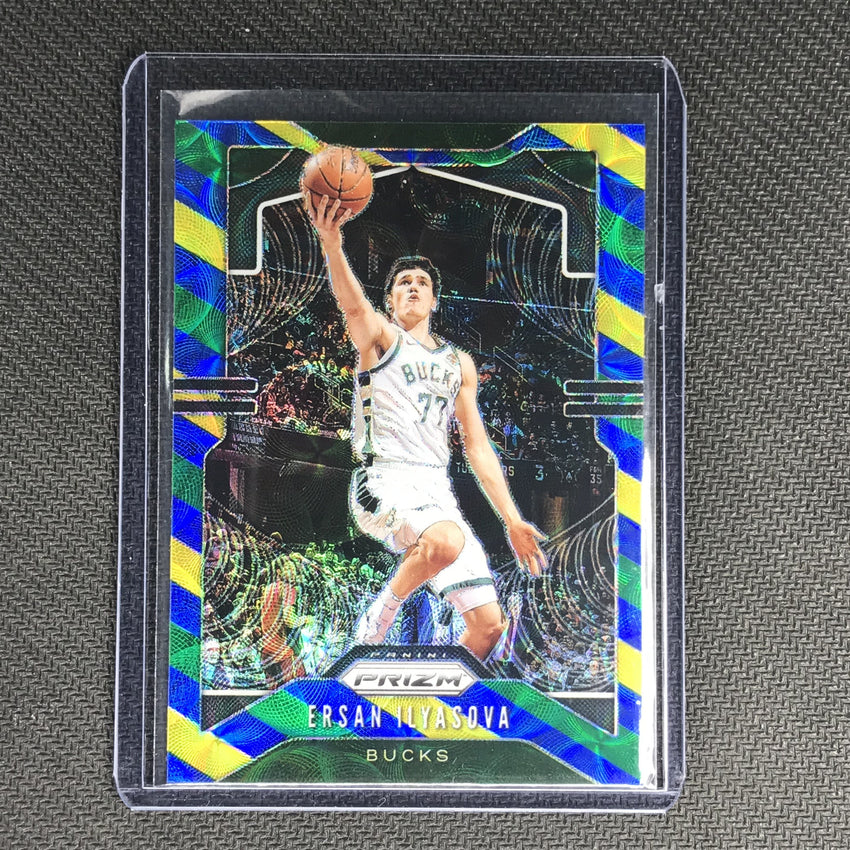 2019-20 Prizm ERSAN ILYASOVA Blue Yellow Green Prizm #158-Cherry Collectables