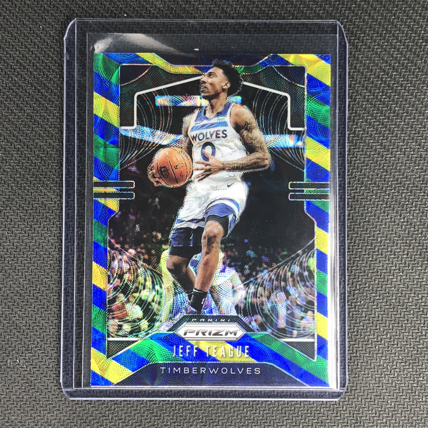 2019-20 Prizm JEFF TEAGUE Blue Yellow Green Prizm #165-Cherry Collectables