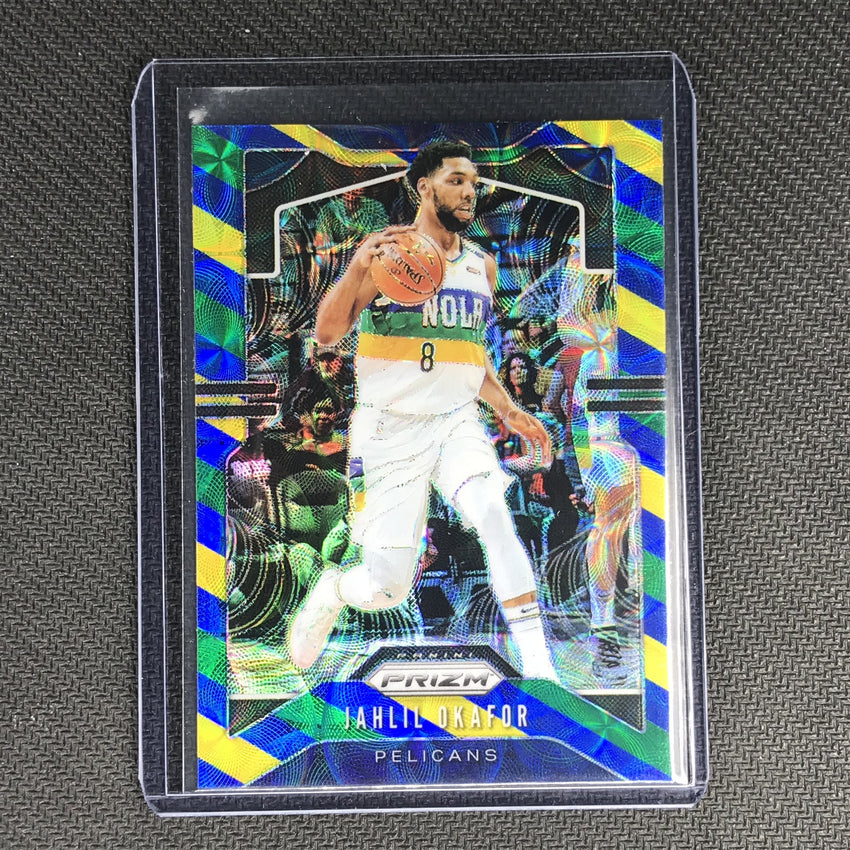 2019-20 Prizm JAHLIL OKAFOR Blue Yellow Green Prizm #171-Cherry Collectables