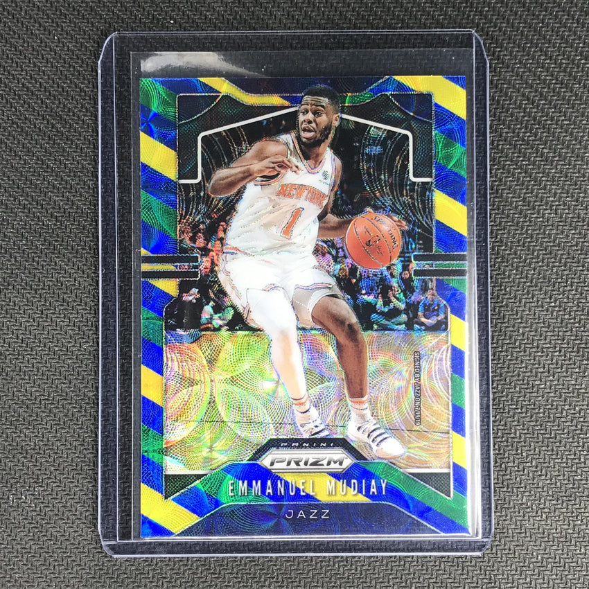 2019-20 Prizm EMMANUEL MUDIAY Blue Yellow Green Prizm #176-Cherry Collectables