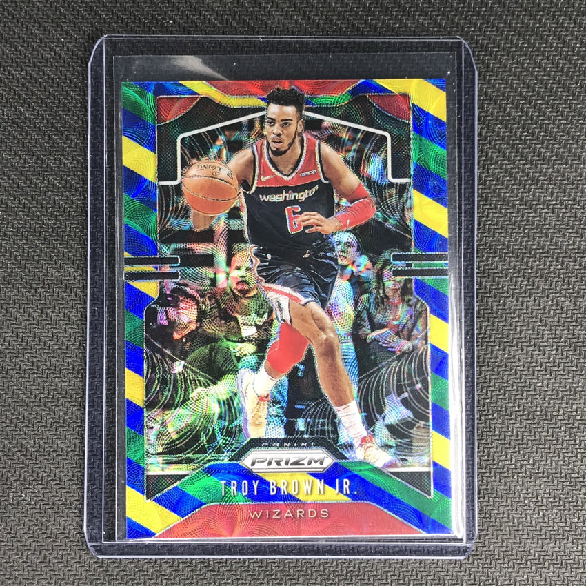 2019-20 Prizm TROY BROWN JR. Blue Yellow Green Prizm #196-Cherry Collectables