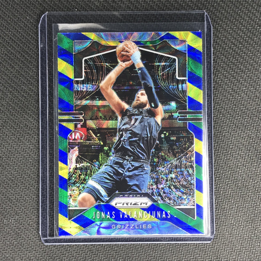 2019-20 Prizm JONAS VALANCIUNAS Blue Yellow Green Prizm #229-Cherry Collectables