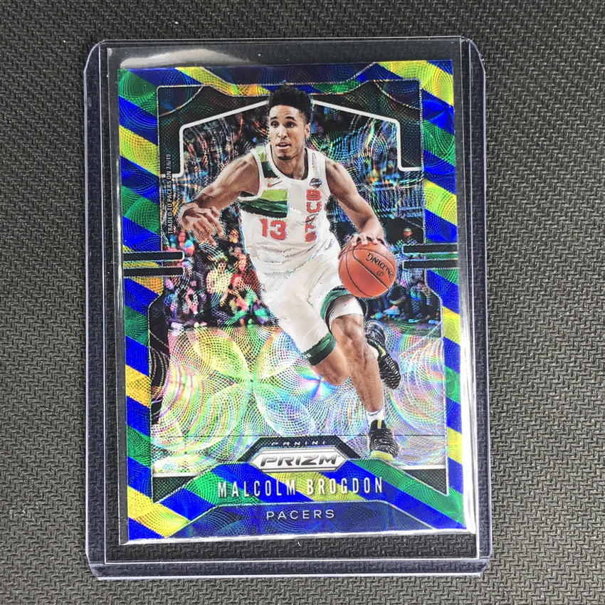 2019-20 Prizm MALCOLM BROGDON Blue Yellow Green Prizm #232-Cherry Collectables