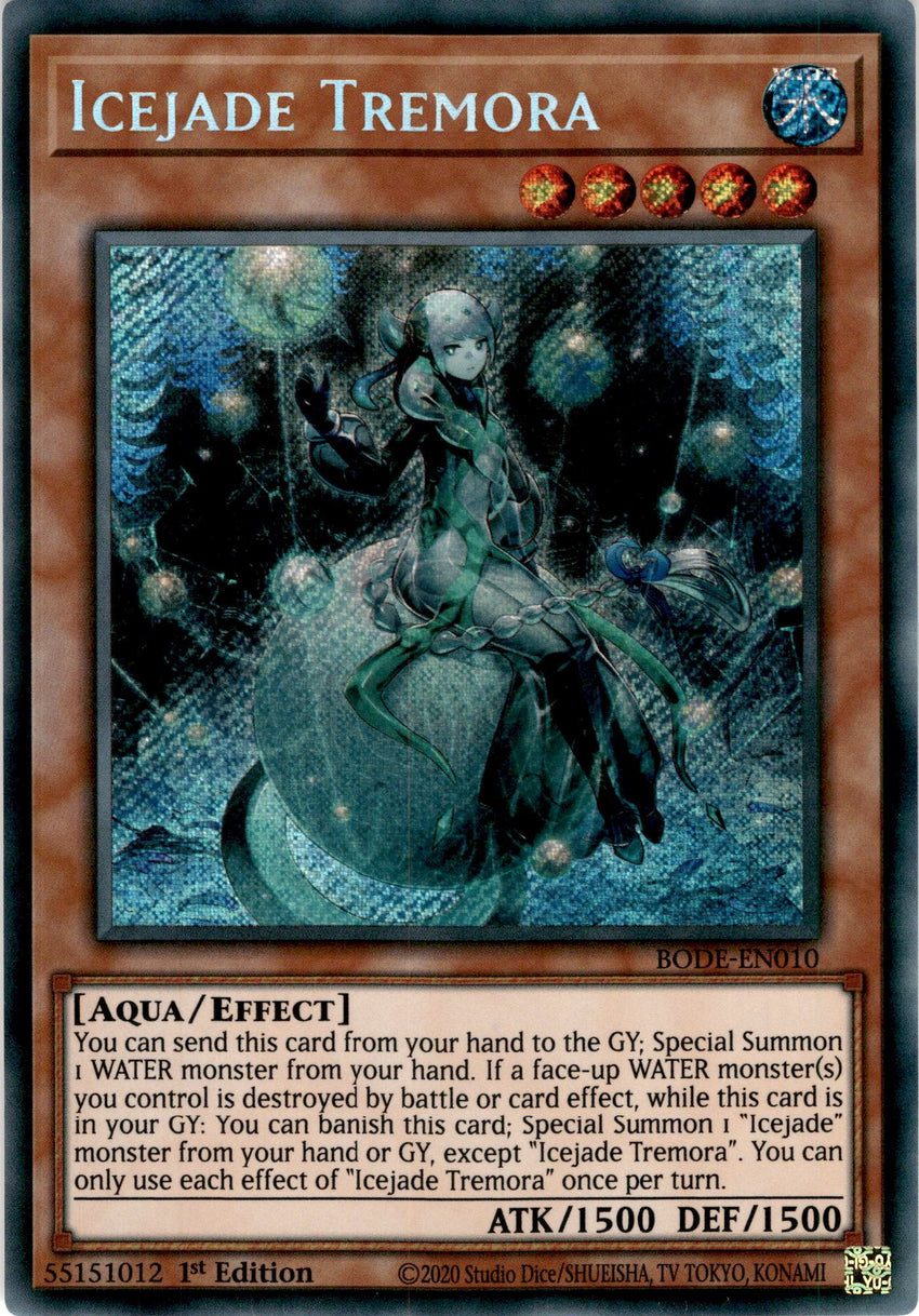 Icejade Tremora - BODE-EN010 - Secret Rare 1st Edition