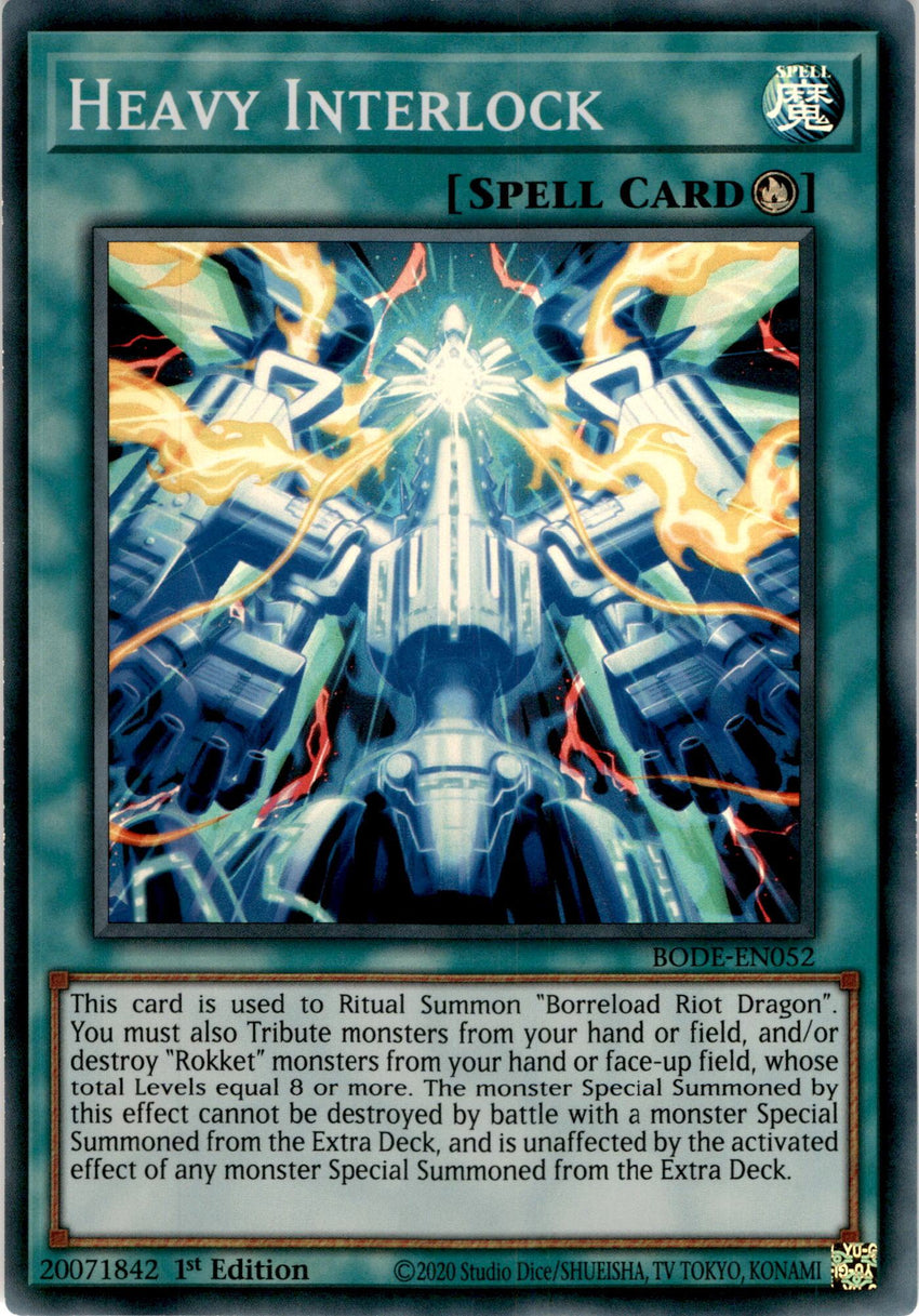 Heavy Interlock - BODE-EN052 - Super Rare 1st Edition