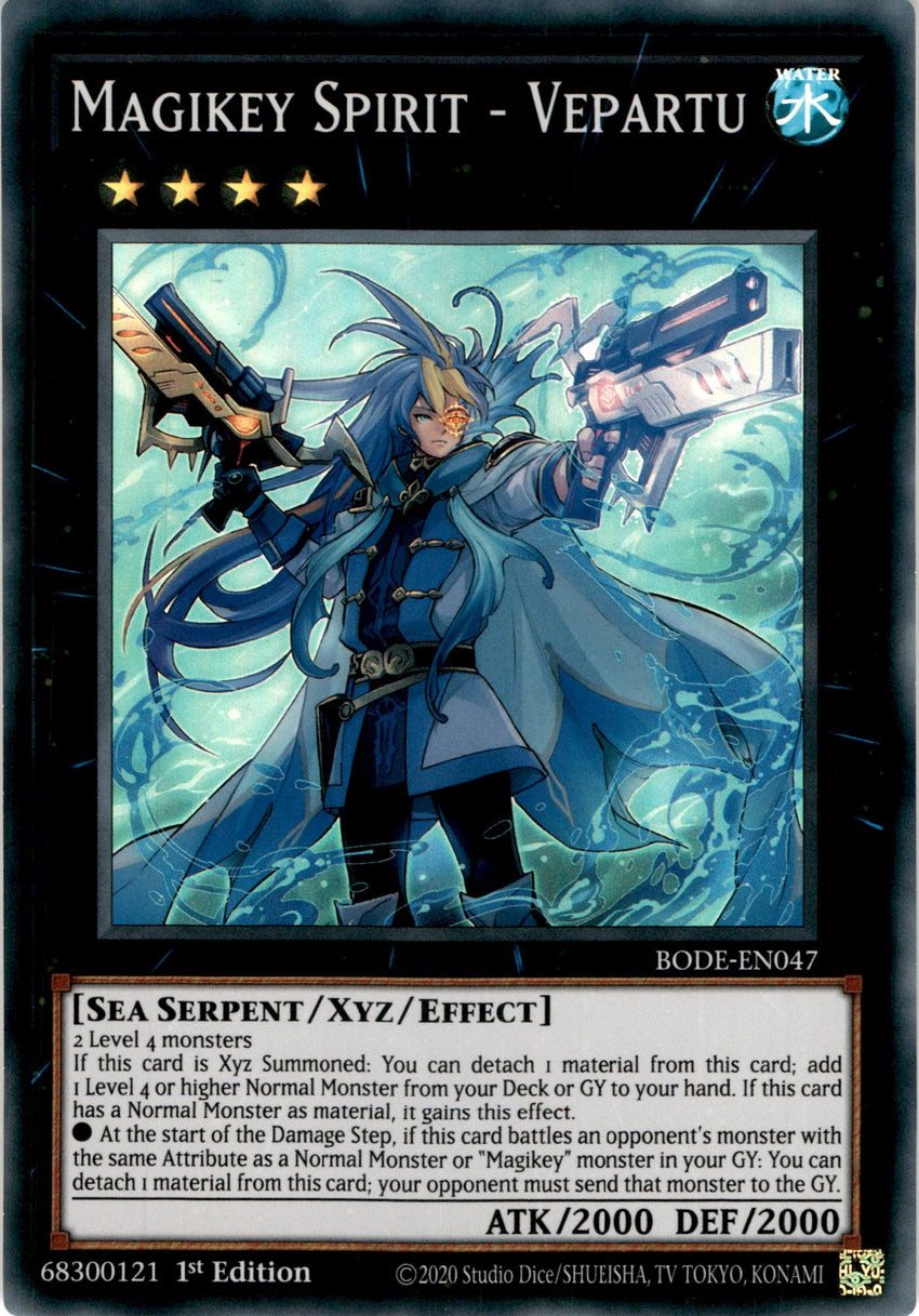 Magikey Spirit - Vepartu - BODE-EN047 - Super Rare 1st Edition
