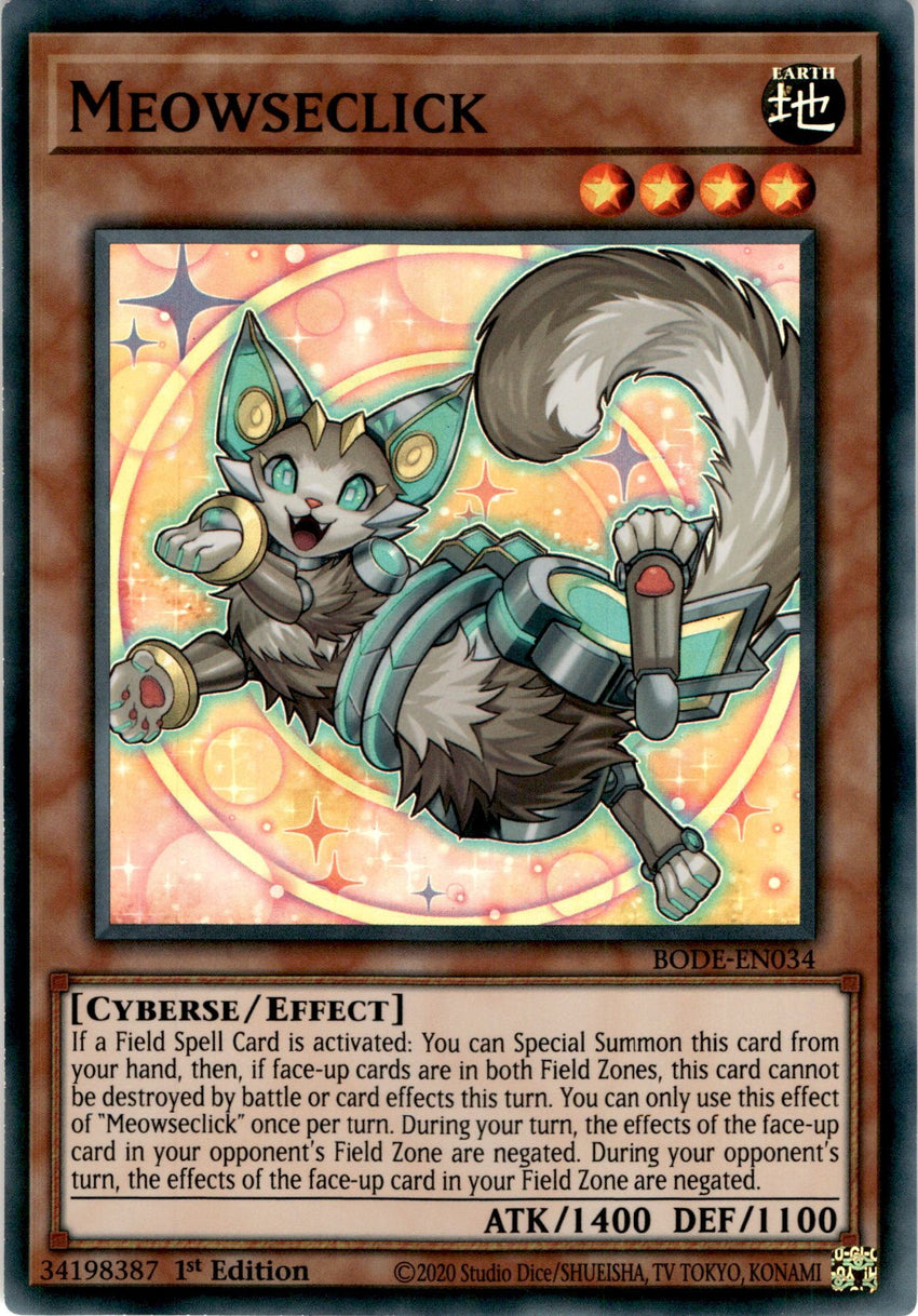 Meowseclick - BODE-EN034 - Super Rare 1st Edition