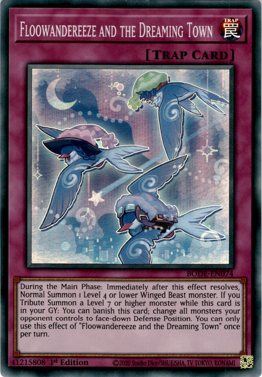 Floowandereeze and the Dreaming Town - BODE-EN074 - Super Rare 1st Edition