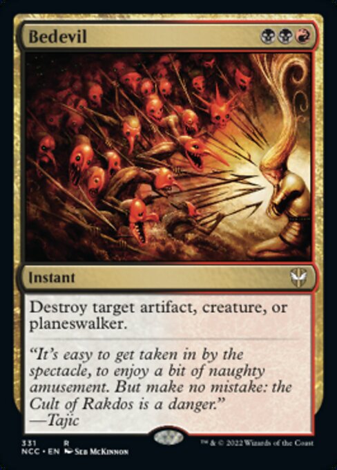 Bedevil #331 -  New Capenna Commander