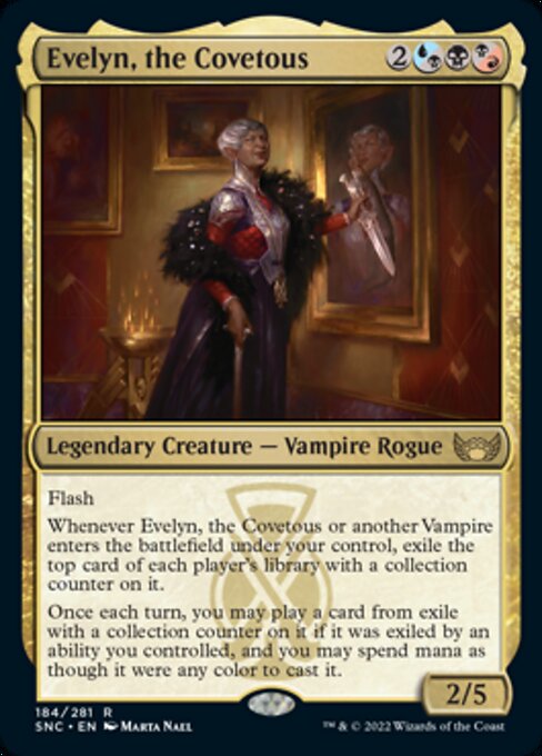 Evelyn, the Covetous 184/281 - Rare Streets of New Capenna