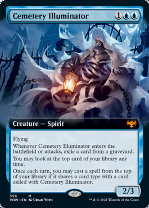 Extended Cemetery Illuminator - 356 - Mythic Crimson Vow