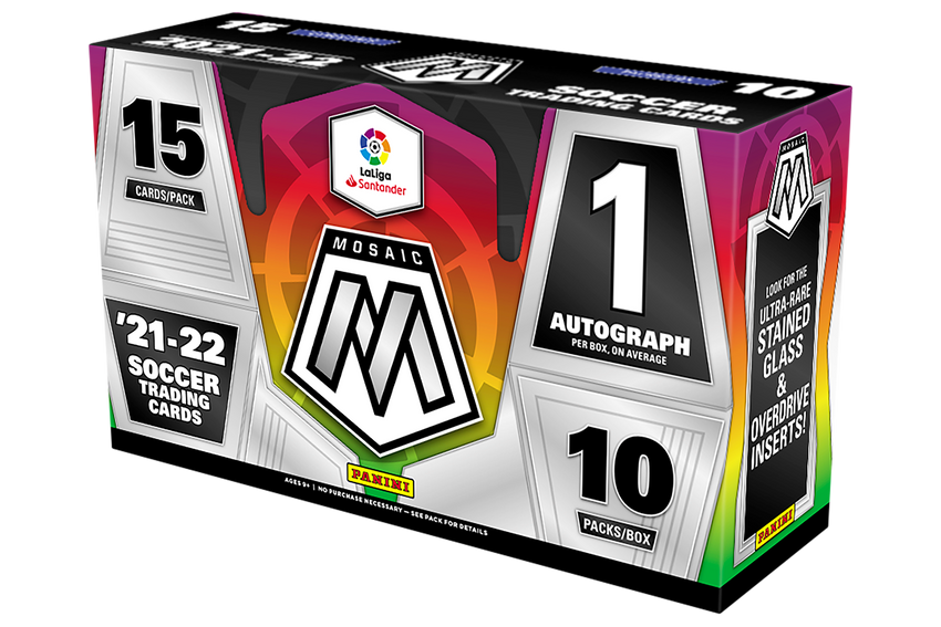2021-22 Panini Mosaic La Liga Soccer Hobby Box