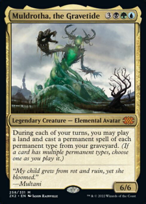 Muldrotha, the Gravetide 258 /331 - Mythic Double Masters 2022