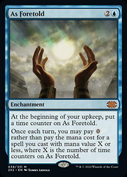 As Foretold 38 /331 - Mythic Double Masters 2022