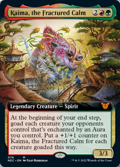 Kaima, the Fractured Calm 74 - Kamigawa Neon Dynasty Commander