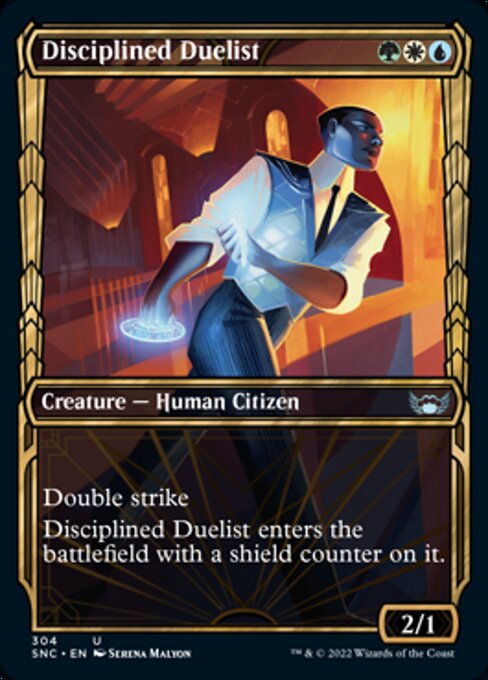 SHOWCASE Disciplined Duelist  #304 - Streets of New Capenna