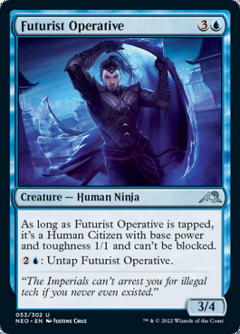 Futurist Operative 53/302 -  Kamigawa Neon Dynasty UNCLE