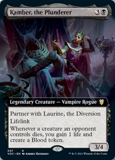 Extended Kamber The Plunderer - No 57 Commander Crimson Vow
