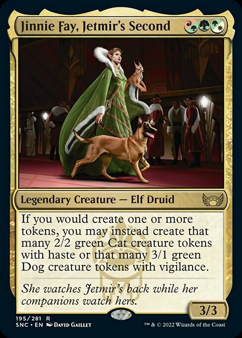 Jinnie Fay, Jetmir's Second 195/281 - Rare Streets of New Capenna