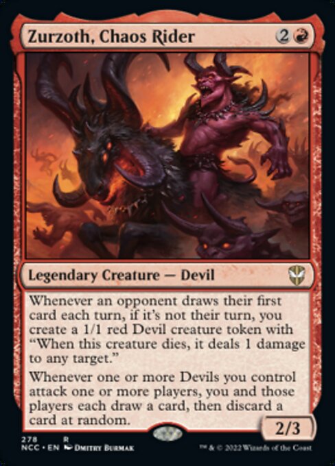 Zurzoth, Chaos Rider #278 -  New Capenna Commander
