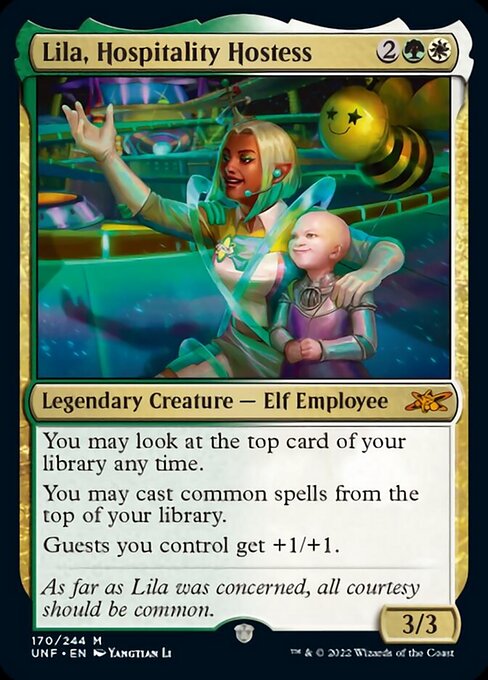 Lila, Hospitality Hostess 170/244  - Mythic Unfinity