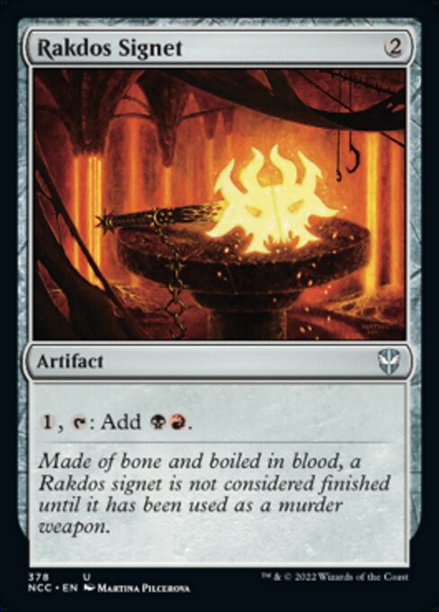 Rakdos Signet #378 -  New Capenna Commander
