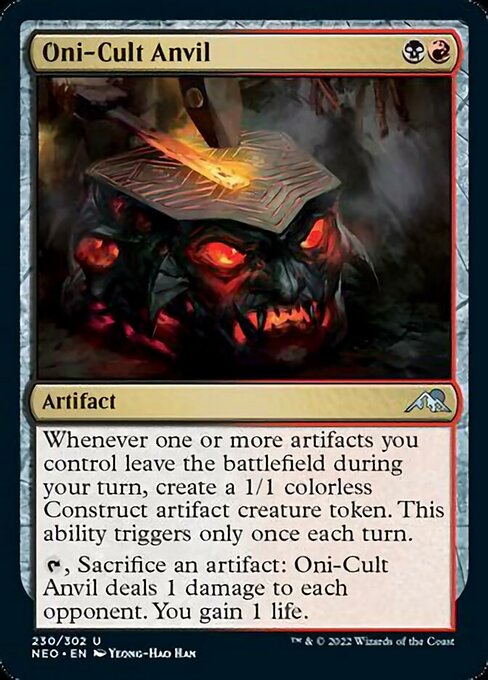 Oni-Cult Anvil 230/302 -  Kamigawa Neon Dynasty UNCLE