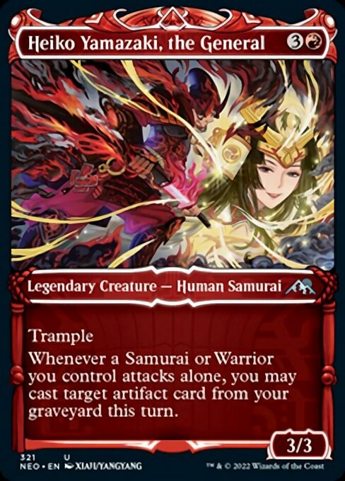 SHOWCASEHeiko Yamazaki, the General 321 -  Kamigawa Neon Dynasty