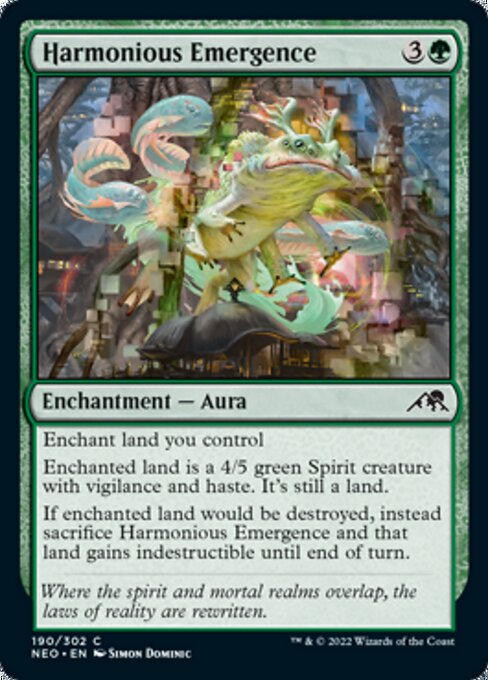 Harmonious Emergence 190/302 -  Kamigawa Neon Dynasty CONNN