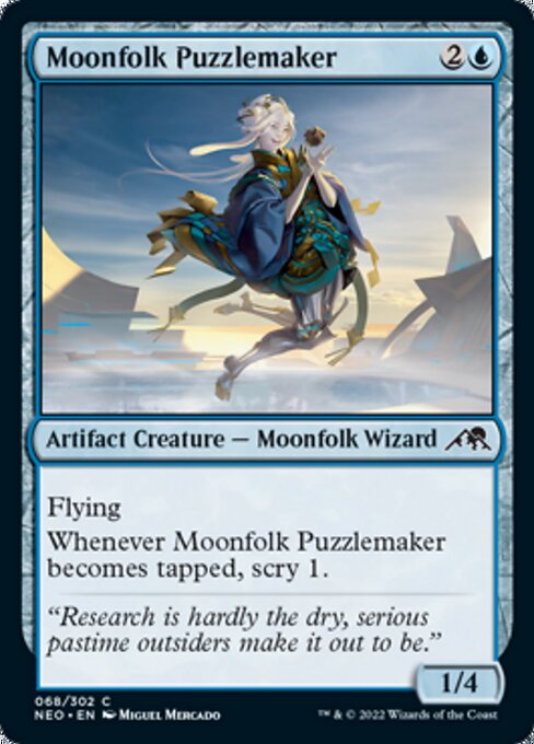 Moonfolk Puzzlemaker 68/302 -  Kamigawa Neon Dynasty CONNN