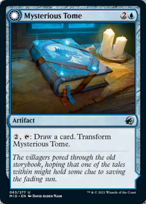 63Mysterious Tome // Chilling Chronicle 63/277 Uncommon - Midnight Hunt