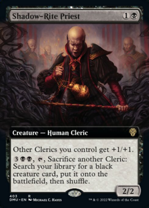 Shadow-Rite Priest - 403# - Rare - EXTENDED 