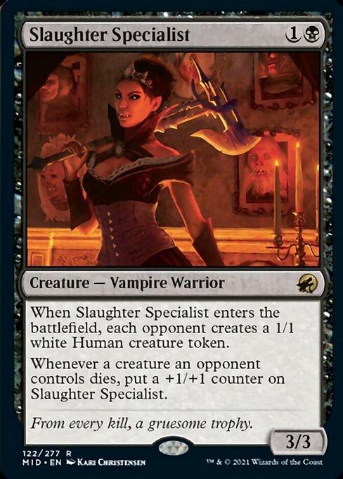 122Slaughter Specialist 122/277 Rare - Midnight Hunt